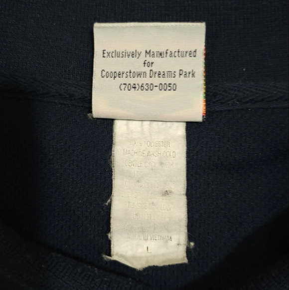 Cooperstown Dreams Park Polo Shirt Men’s Large Blue Ringer Preppy Baseball - Picture 5 of 8